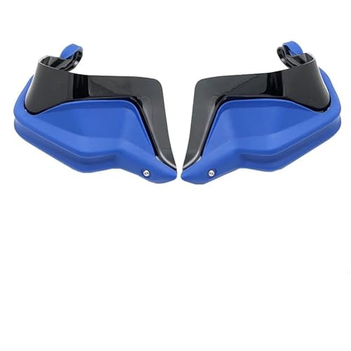 Griffschutz Schild Motorrad-Handprotektoren, Schutzschild, Windschutzscheibe Für B&MW R 1200 GS ADV R1200GS LC R1250GS ADV F 800 GS Adventure S1000XR Lenker Handschutz(Blau-Schwarz-Set) von LYBH
