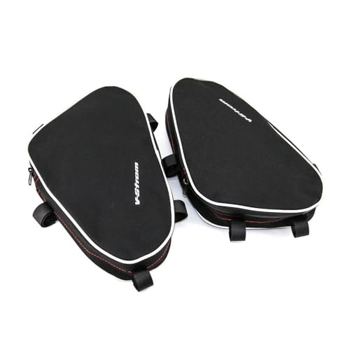 LYBH Aufbewahrungspaket Motorradrahmen-Crash-Bar-Taschen Für Suzuki V-Strom DL650 DL1000 Tasche Reparaturwerkzeug Platzierungstasche Stoßstangenpaket Seitentasche von LYBH
