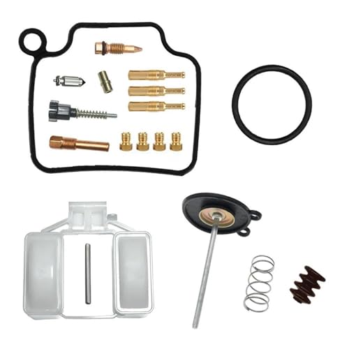 LYBH Vergaser-Kit Motorrad-Vergaser-Reparatursatz Für H&onda CB 250 Two Fifty CB250 1991-1992 1998-2004 Einzelvergaser-Schwimmermembranteile(Satz 1) von LYBH