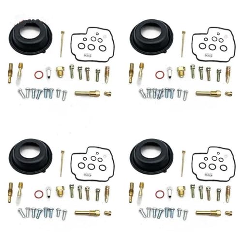 LYBH Vergaser-Kit Reparatursatz Für Motorradvergaser Für H&onda CB-1 400CC CB1 CB 400 CC CB400F CB400 F 400 F 400F NC27 NC 27 Vierzylinder(Satz 1) von LYBH