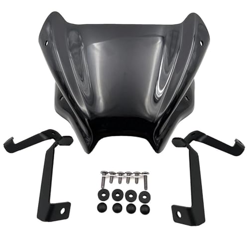 LYBH Windschutzscheibe Motorrad-Sport-Touring-Windschutzscheibe Für Suzuki GSX-8S GSX8S 2023–2024, Modifiziertes Zubehör Windabweiser(Rauch) von LYBH