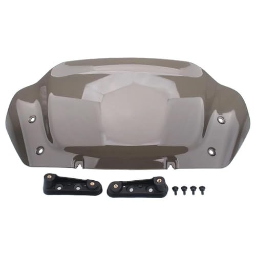 LYBH Windschutzscheibe Motorrad-Windschutzscheibe Für Harley Touring Street Glide FLHX FLHXSE (ab 2023) Windabweiser(Light Tea) von LYBH