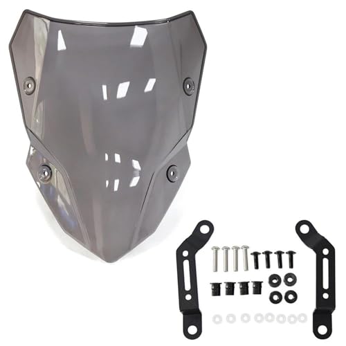 LYBH Windschutzscheibe Motorrad-Windschutzscheibe Für K&awasaki Z500 Z 500 SE ABS 2024–2025, Frontscheibe, Modifiziertes Zubehör Windabweiser(Titan) von LYBH