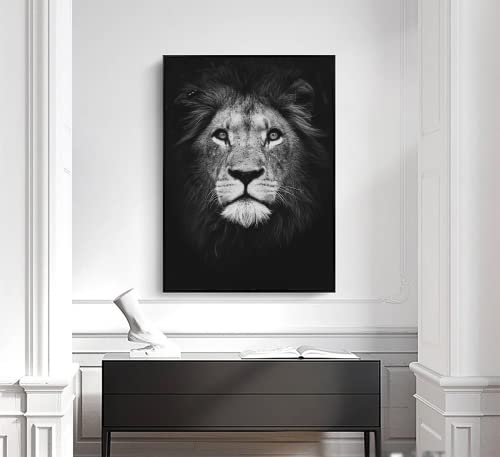 LYBOHO Wandbilder,Tier-Themen-Leinwand Bilder Poster Set für Wohnzimmer Schlafzimme - Kein Rahmen (1PCS-Tiger, 40x60cm) von LYBOHO
