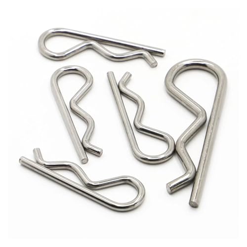 304 Edelstahl R-förmiger Federsplint M1-M5 Befestigungsmaterial for die Reparatur von Autos(M2.5x50-5pcs) von LYCCS