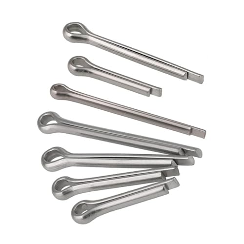 304 Edelstahl U-Form Typ Federsplint Haarnadel Split Clamp Traktor Offene elastische Klammer(M2x50mm-50pcs) von LYCCS