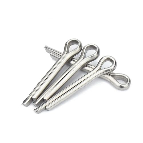 304 Edelstahl U-Form Typ Federsplint Haarnadel Split Clamp Traktor Offener elastischer Clip for Auto(M3x60mm-20pcs) von LYCCS