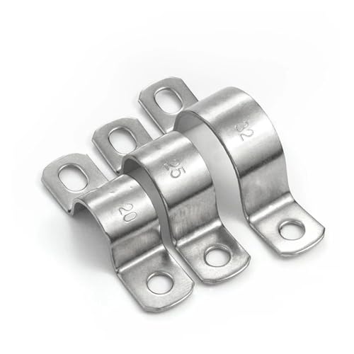 304 Edelstahl Verschiedene Arten von Modellen Verdickt U-förmig, Sattelklemme for Pferderückenrohre Schnalle Halsreifen Wasserrohrklemme(50mm(2pcs)) von LYCCS