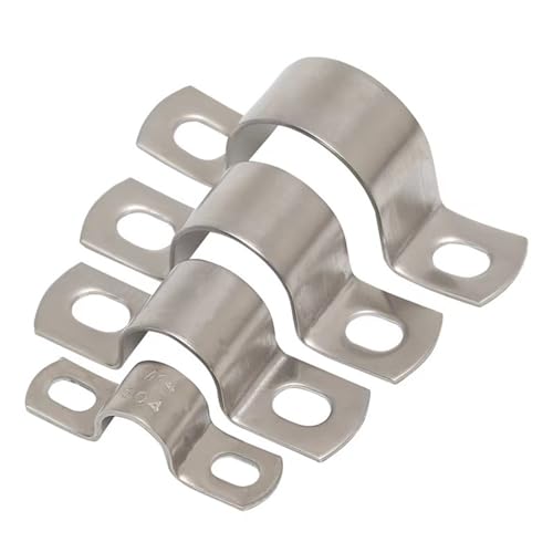 304 Edelstahl verdickt Pferderücken Klemme Hals Wasserrohr U-förmige Rohr Ohmsche Klemme(M32-5pcs) von LYCCS