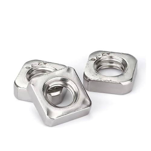 DIN562 Metrische dünne Vierkantmuttern M3-M10 Dünne Mutter aus Edelstahl(M6-100pcs) von LYCCS