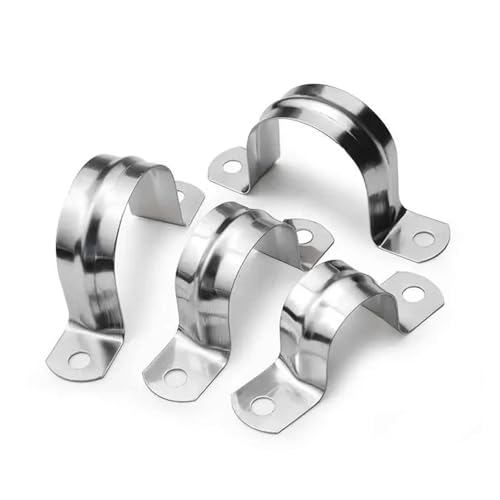 M5-M200 U-Rohr-Gurtklemme, zwei Löcher, Reitclip, Edelstahl 304 zur Befestigung von Rohr- oder Kabelhalsreifenhalterung, Sattelschnalle(M40-5pcs) von LYCCS
