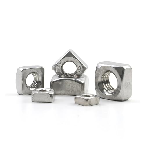 Metrische Vierkantmutter M3-M10 Edelstahl-Blindmutter for Metallkanäle, Möbel(M8-10pcs) von LYCCS