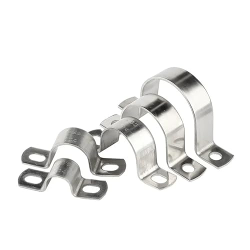 Verdickter U-Rohr-Gurt-Sattelklemme aus Edelstahl for Pferderückendraht, Kehlenring, Kabelbefestigungsclips, anwendbar for Rohre mit einem Außendurchmesser von 8–300 mm(M219 (1pcs)) von LYCCS