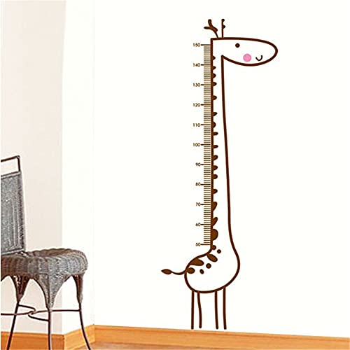 messlatte kind,Giraffe Höhenaufkleber, Höhenlineal Wohnzimmer Kinderzimmer Wandaufkleber von LYCICILI