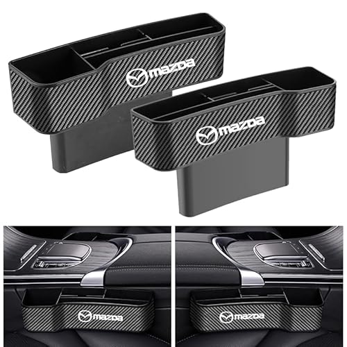 LYCREW Autositz-Lücken-Aufbewahrungsbox für Mazda 2 3 MS CX5 CX3 RX5 MX8, Sitzlücken-Multifunktions-Aufbewahrungsbox, Reisezubehör von LYCREW