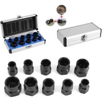 Lycxames - 10-teilige Schraubenschlüssel-Ausdreher-Sets, Schraubenausdreher-Gewindesatz-Werkzeuge von LYCXAMES
