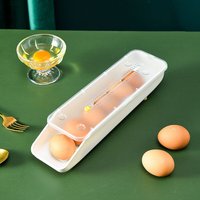 Lycxames - Eier-Aufbewahrungsregal, Behälter, stapelbar, Aufbewahrungsbox für frische Eier, sicher, verschiebbare Eier-Aufbewahrungsbox, von LYCXAMES