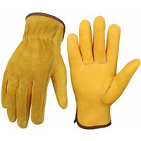Herren-Sicherheitsarbeitshandschuhe aus Leder, Gartenhandschuhe, Rigger-Handschuhe, Bauarbeiterhandschuhe - Lycxames von LYCXAMES