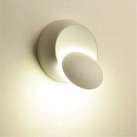360 Grad drehbare Wandleuchte, Nachttischlampen, kreative Wandlampen für Flur, Treppe, Wohnzimmer, Schlafzimmer (weiß) [Energieklasse a] - Lycxames von LYCXAMES