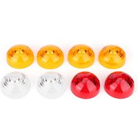 LYCXAMES - 8-teiliges Seitenblinker-Linsen-Set für Land Rover 3 Series/Defender-Kontrollleuchte von LYCXAMES