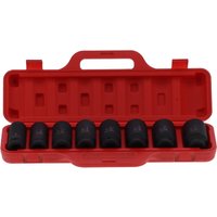 8PCS Steckschlüssel-Satz, HighTorque, 6Point Impact Deep Chrome Vanadium Steel Automative Tool(British System ) - Lycxames von LYCXAMES