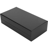 Lycxames - Aluminium-Leiterplatten-Verstärker-Instrumentengehäuse, elektronische Projektbox, elektronische Projektbox, 80 x 160 x 300 mm, Schwarz von LYCXAMES