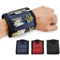 LYCXAMES Magnetarmband, 10 leistungsstarke starke Magnete, Magnetarmband zum Halten von Schrauben, Unterlegscheiben, Scheren, kleinen Werkzeugen, von LYCXAMES