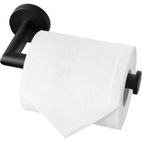 Lycxames - Schwarzer Toilettenpapierhalter, wandmontierter Toilettenpapierhalter für Badezimmer, sus 304 Edelstahl, WC-Toilettenpapierhalter von LYCXAMES