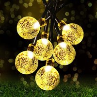 Lichterkette Außen Solar, 50 led Lichterkette Solar Außen7Meter, 8 Modi ,IP44 Wasserdicht Außerlichterkette für Garten, Bäume, Terrasse, Weihnachten, von LYCXAMES