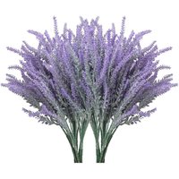 10 Stück Künstliche Blumen, Simulation Lavendel, Künstlicher Lavendelstrauß Für Partys, Esstisch, Balkone Genutzt Werden mehrweg von LYCXAMES