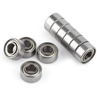 Lycxames - 10 Stück doppelt geschirmte 685ZZ-Miniaturkugellager aus Stahl, Mini-Lager, 5 x 11 x 5 mm, passend für 3D-Drucker, Quadcopter oder von LYCXAMES