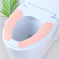 10Paar Weiche Badezimmer wc Sitz Kissen Selbstklebend Wärmer Waschbar Gesundheit wc Sitz Cover --selbstklebend,rosa von LYCXAMES