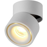 12 w verstellbarer Aufbaustrahler - 9 x 11 cm LED-Deckenstrahler verstellbarer Winkel Deckenleuchte COB-Lampe, 360 ° drehbar (Weiß-3000 k) von LYCXAMES