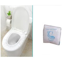 120Stück Toilettenauflage, Wasserdichter Toilettensitz, , Tragbar, Für Toilettenschüssel、öffentliche Toiletten(Weiß) von LYCXAMES