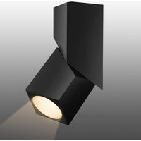 Lycxames - 12W led Aufbauspot Schwarz Deckenleuchte Spot led strahler Downlight Innen Decken leuchte 355-Grad drehbar Aluminium---Schwarz Neutrales von LYCXAMES