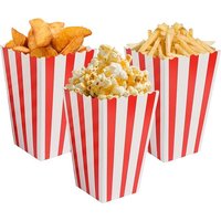 Lycxames - 20 Stück Popcorn-Boxen, kleine Bonbonschachteln aus Papier, Retro-Popcorn-Topf für Partys, Geburtstage, Filmabende und Übernachtungen von LYCXAMES