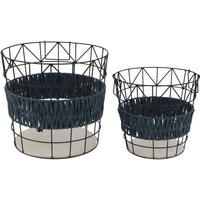 2PCS Moderne Runde schmutzige Kleidung Korb Bad Wäschekorb Storage Organizer - Lycxames von LYCXAMES