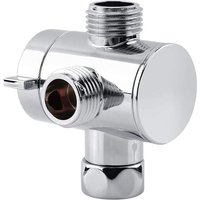 3-Wege-Multifunktions-Duschkopf-Duscharmatur, Duschkopf-Adapter für montierten Duscharm, G1/2-Zoll-T-Ventil-Ersatzteile für Küchenspüle - Lycxames von LYCXAMES