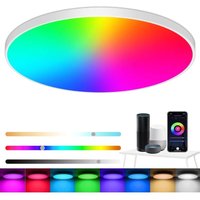 Lycxames - 3D-Wanduhr, silberfarbener Kristall, funkelnd, modernes rundes Design, Metall, digitale Wanddekoration für Küche, Wohnzimmer, modern oder von LYCXAMES