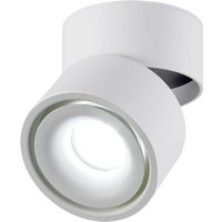 7 w verstellbarer Aufbaustrahler - 7 x 10 cm LED-Deckenstrahler verstellbarer Winkel Deckenleuchte COB-Lampe, 360 ° drehbar (Weiß-6000 k) von LYCXAMES