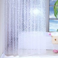 Anti-Schimmel-Duschvorhang – halbtransparente EVA-Duschvorhänge, wasserdicht und antibakteriell, Breite bzw. Höhe 200 x 240 cm - Lycxames von LYCXAMES