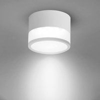 Deckenleuchte Aufputz Weiß led 9W 6000K Kaltweiß Deckenspots Aluminium Ø100mm Aufbauleuchte Deckenlampe Spots Wohnzimmer Esszimmer von LYCXAMES