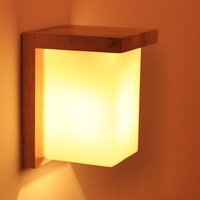 Dekorative Wandleuchte aus massivem Holz, moderne Wandlampe für Nachttisch, Wohnzimmer, Treppe, Flur – Minimalismus, Serie ii - Lycxames von LYCXAMES