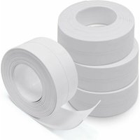 Lycxames - Dichtungsrolle, 4 Rollen, Dichtungsstreifen, Wand- und Fassadendichtmittel, selbstklebender Türboden, selbstklebendes pvc, Toilette, von LYCXAMES