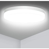 LED-Deckenleuchte, [Infrarot-Erkennung des menschlichen Körpers] 22 cm – 15 w weiß, wasserdicht IP54, runde LED-Deckenleuchte, geeignet für Küche, von LYCXAMES