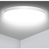 LED-Deckenleuchte, [Radar-Körpererkennung] 30 cm – 24 w, weißes Modell, wasserdicht IP54, runde LED-Deckenleuchte, geeignet für Küche, Badezimmer, von LYCXAMES