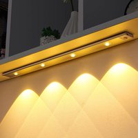 Lycxames - LED-Schrankleuchte, LED-Schrankleuchte mit Bewegungsmelder, Küchensensor-Schrankleuchte, Nachtlicht für Schrank, Kleiderschrank, Treppe, von LYCXAMES