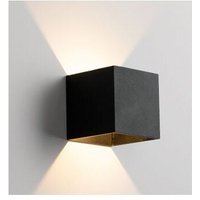 LED-Wandleuchte, moderne quadratische Wandleuchte aus Aluminium, 10 x 10 x 10 cm, wasserdicht, geeignet für drinnen oder draußen, für Wohnzimmer, von LYCXAMES