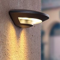 LED-Wandleuchte 4W Außenleuchte Schwarz Anthrazit 360LM 3000K Warmweiß Licht Aluminium IP65 Wasserdicht Veranda Terrasse Garten Flurleuchte - Lycxames von LYCXAMES