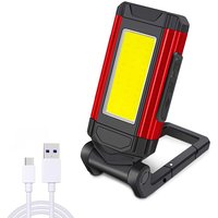 Lycxames - Leistungsstarke wiederaufladbare Arbeitsleuchte, LED-Handlampe, Werkstattlampe mit Magnetfuß, Taschenlampe mit IPX6-Wasserdichtigkeit, 7 von LYCXAMES